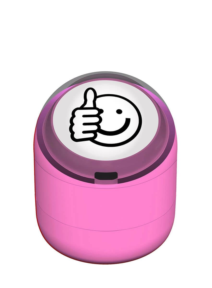 Ok Emojili Motivasyon Kaşesi 22mm Yuvarlak