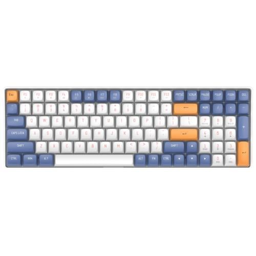 AIGO AI A100 Mavi İngilizce Q Mekanik Klavye Yellow Switch