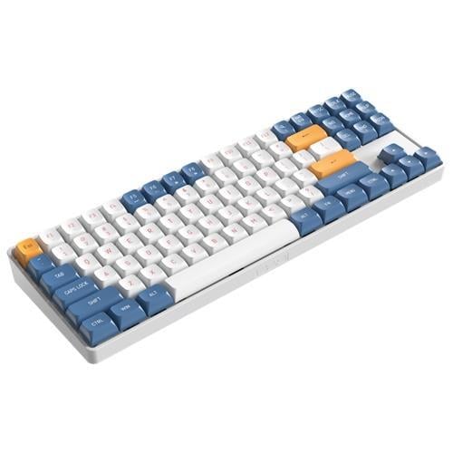 AIGO AI A87 Mavi İngilizce Q Mekanik Klavye Yellow Switch