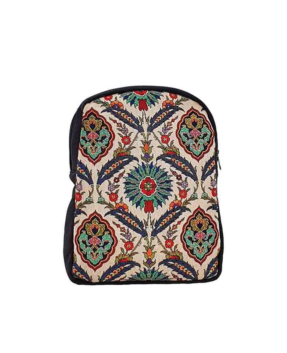 Çini Desenli Goblen Dokuma Sırt Çantası