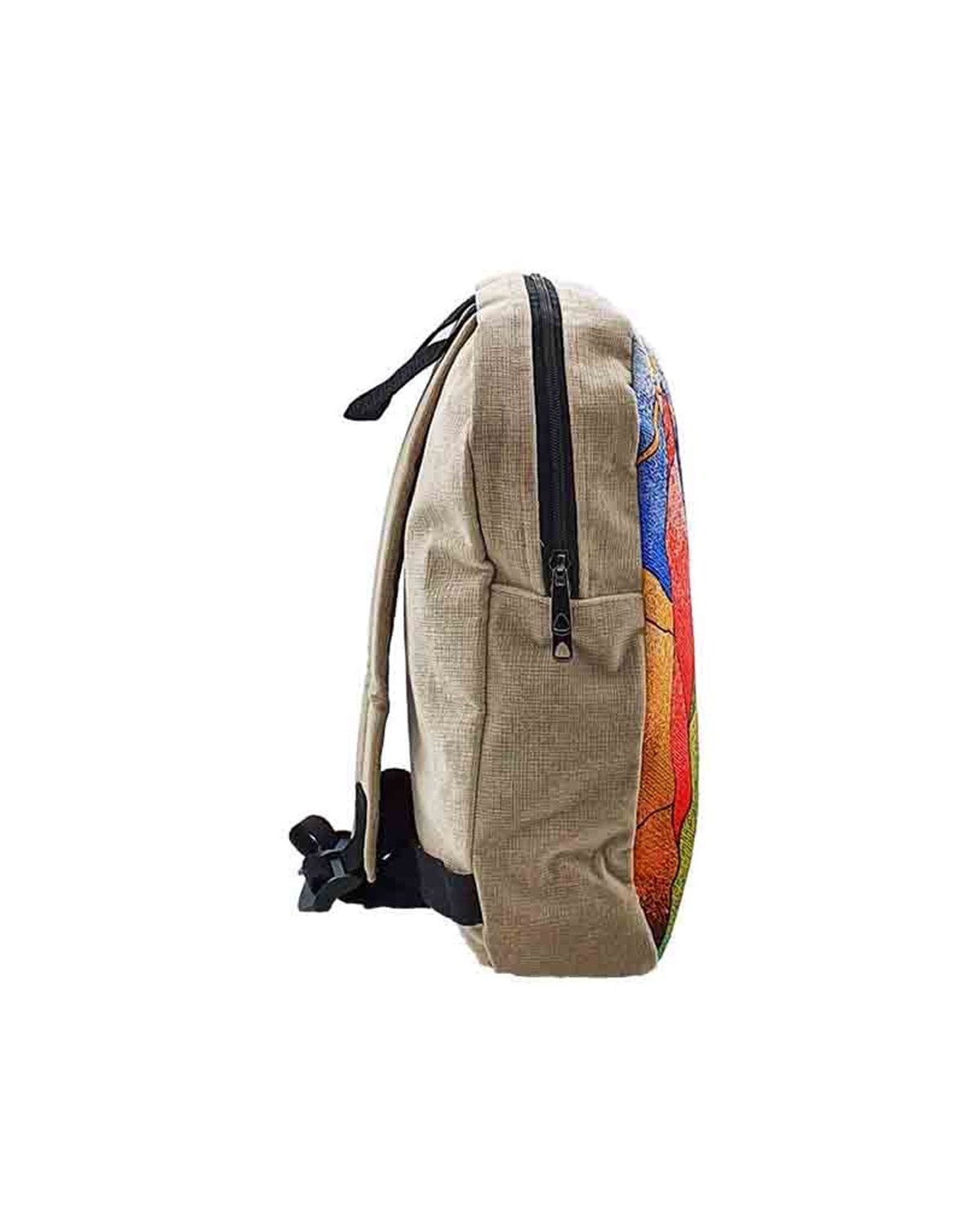 Dans Eden Kadınlar Desenli Goblen Dokuma Sırt Çantası
