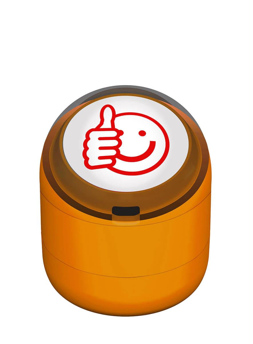 Ok Emojili Motivasyon Kaşesi 22mm Yuvarlak