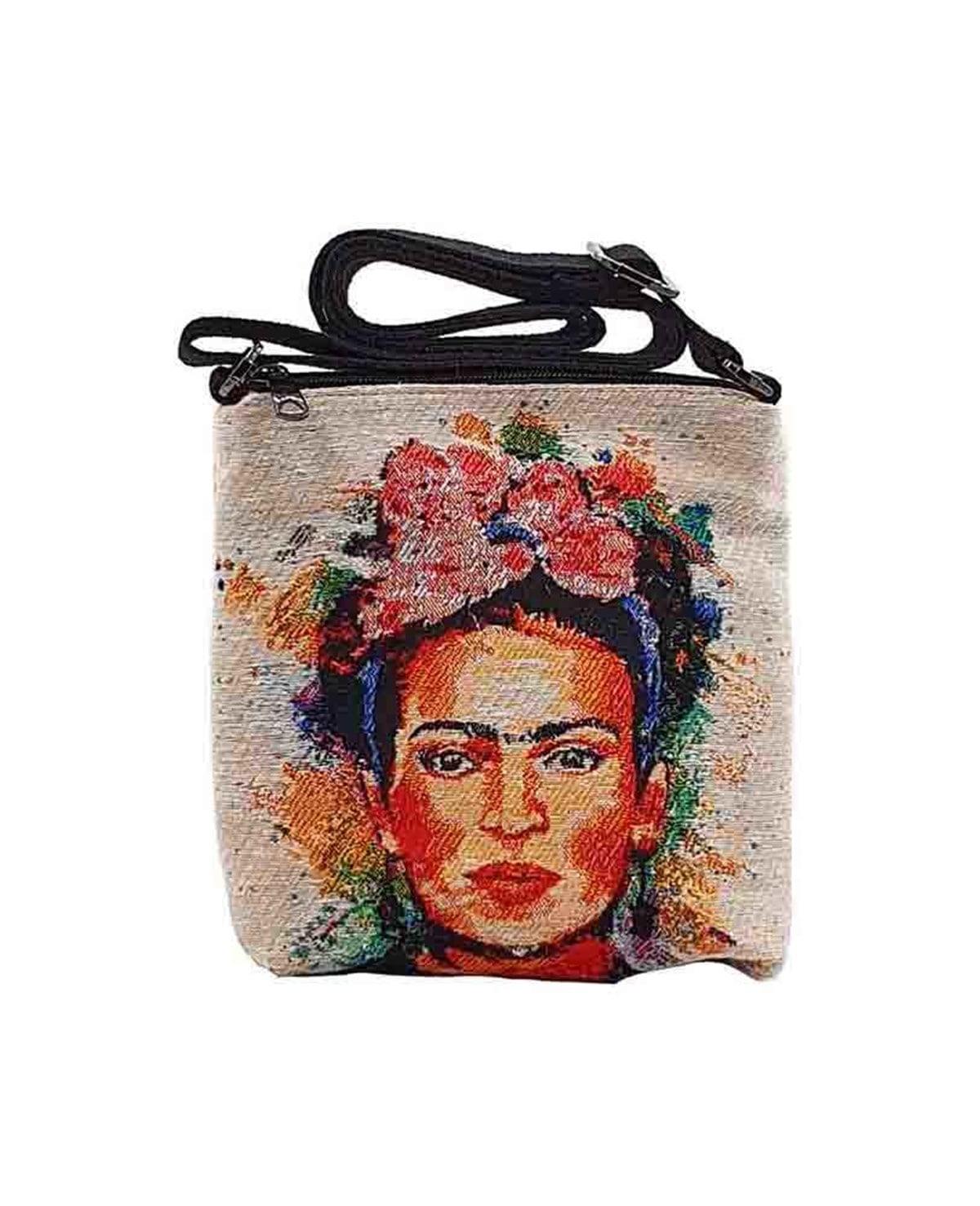 Frda Desenli Goblen Dokma Postacı Çantası