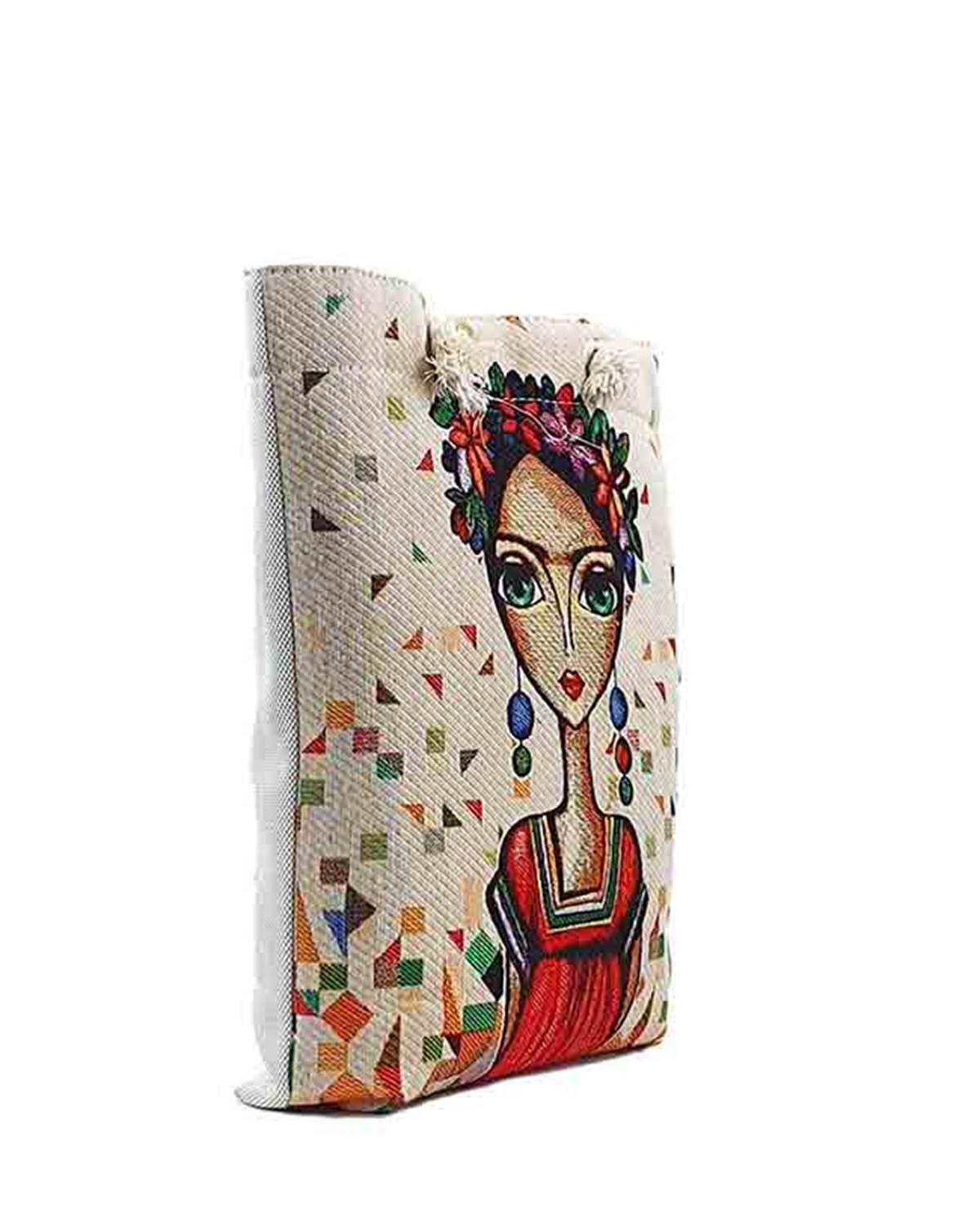 Frda Desenli Goblen Dokuma Heybe Çanta