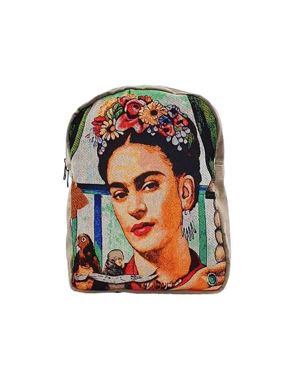 Frda Desenli Goblen Dokuma Sırt Çantası