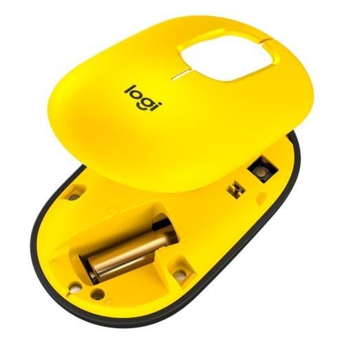 Logitech POP Mouse Emoji Tuşlu Kablosuz Mouse Blast Sarı/Siyah 910-006546
