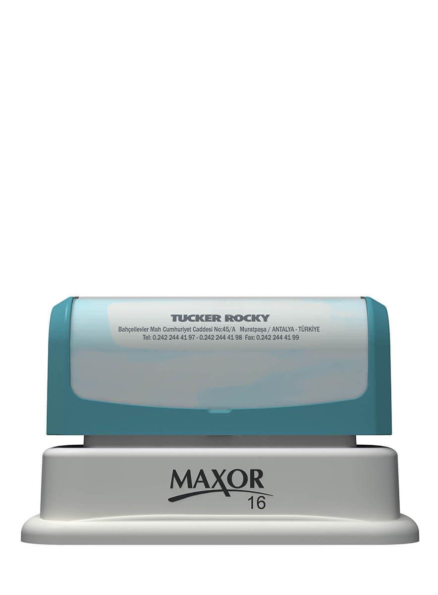 Maxor K-16 13x67 Flash Sistem Kendinden Mürekkepli Kaşe