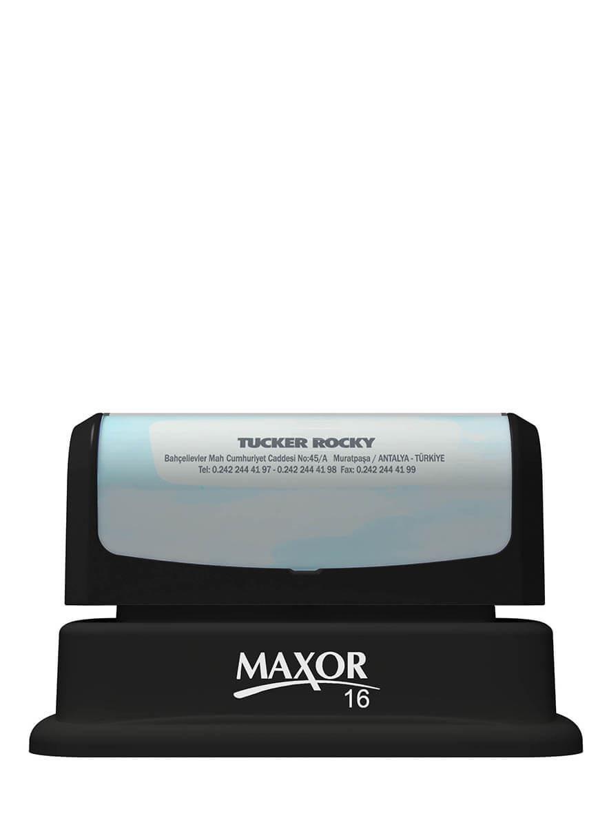 Maxor K-16 13x67 Flash Sistem Kendinden Mürekkepli Kaşe