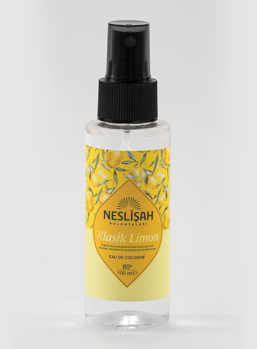 Neslişah Fıs Fıslı Klasik 80 Derece Limon Kolonyası 100ml