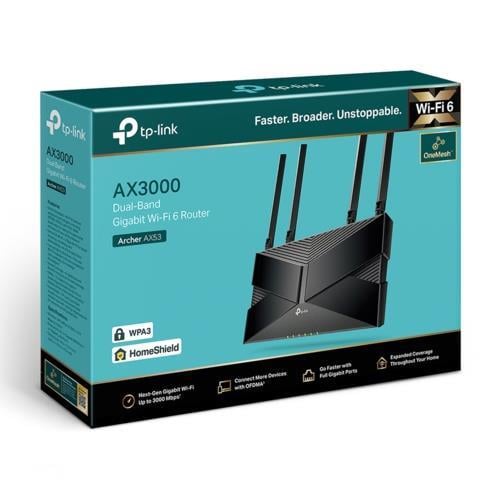 TP-Link Archer AX53 3000Mbps Wi-Fi6 DualBand Gigabit Router