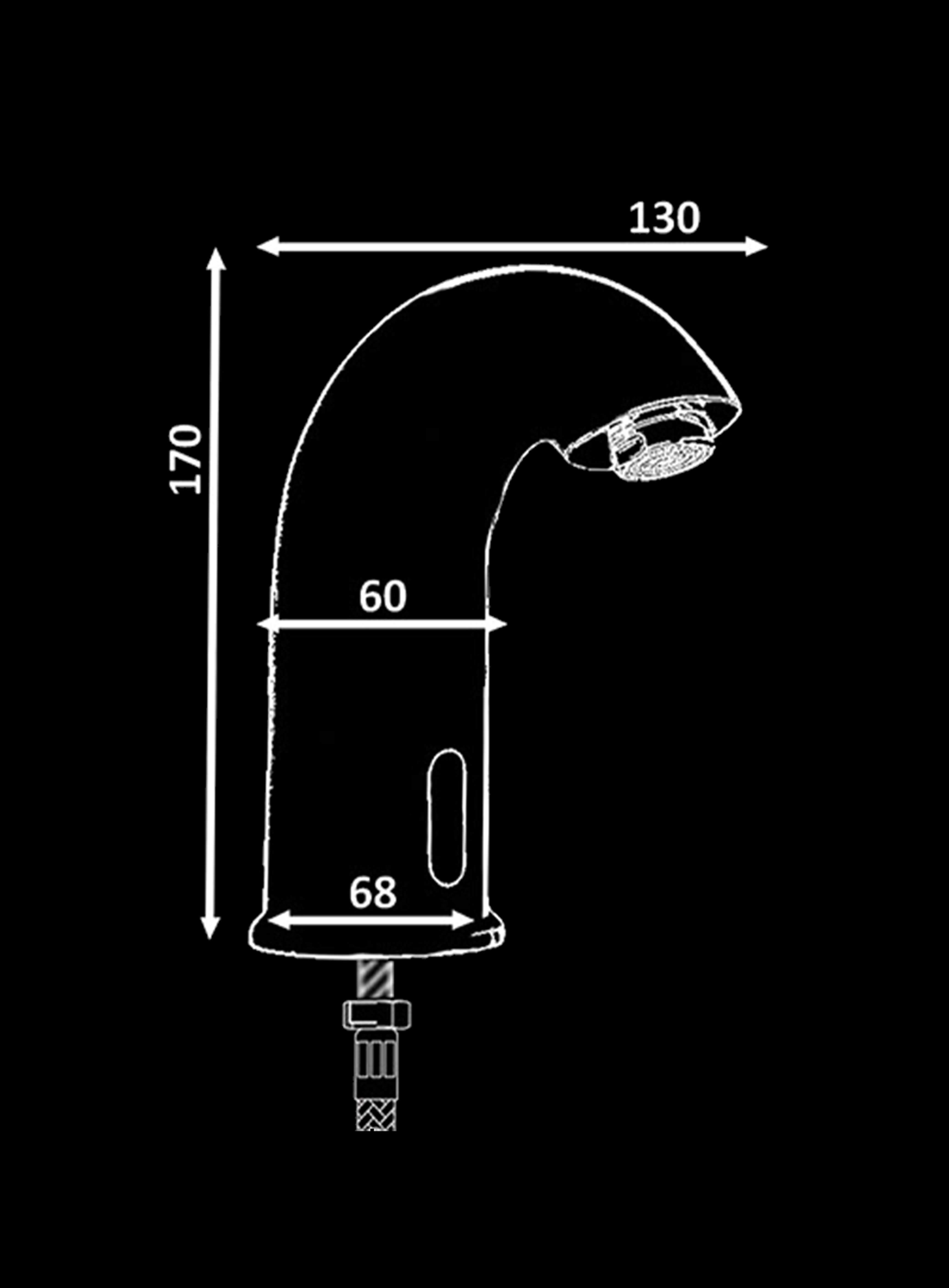 Venüs Tek Su Girişli Fotoselli Lavabo Bataryası
