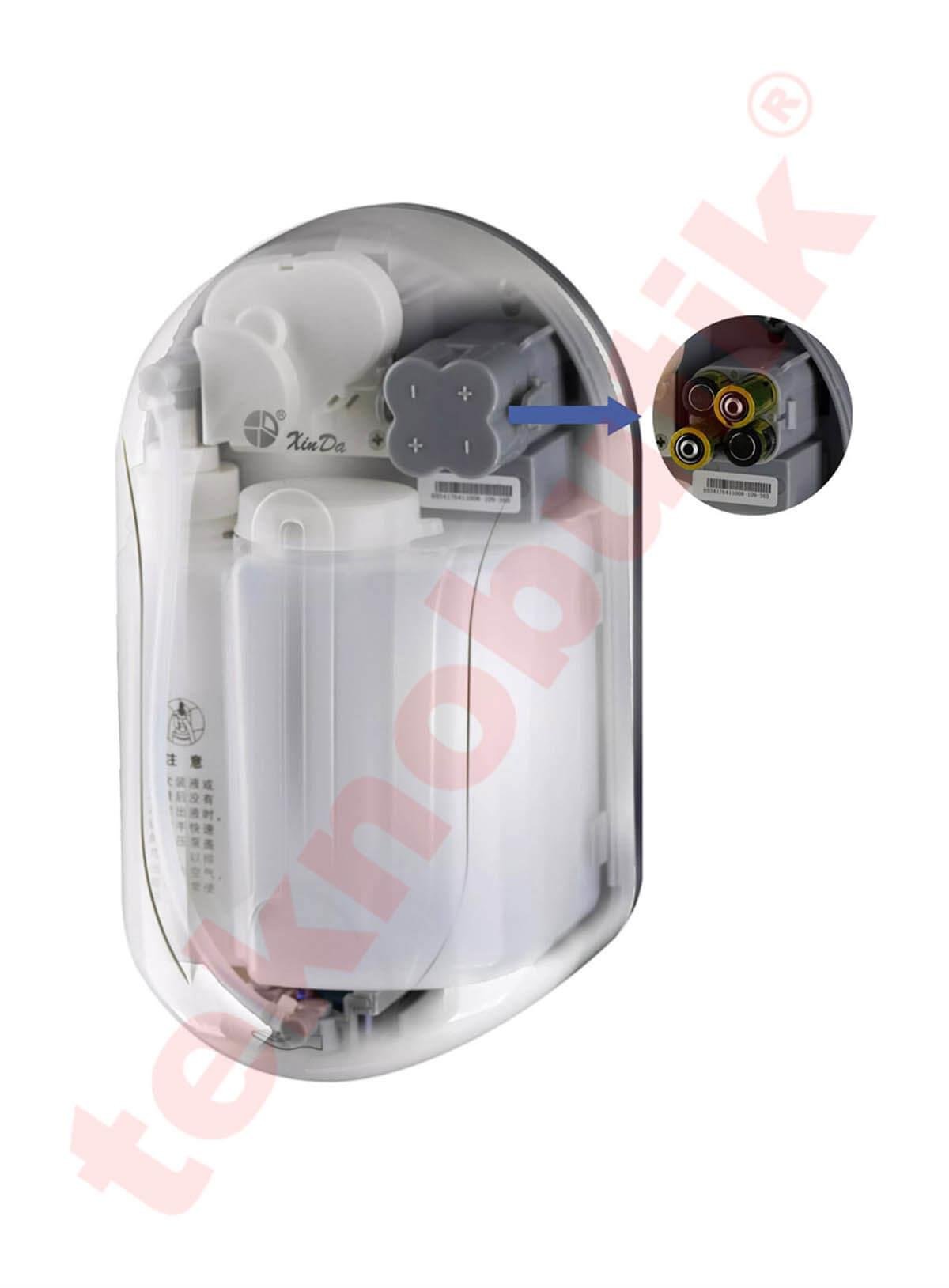 Xinda Zyq110K Sensörlü Banyo Wc Sıvı Sabunluk Pilli Elektrikli