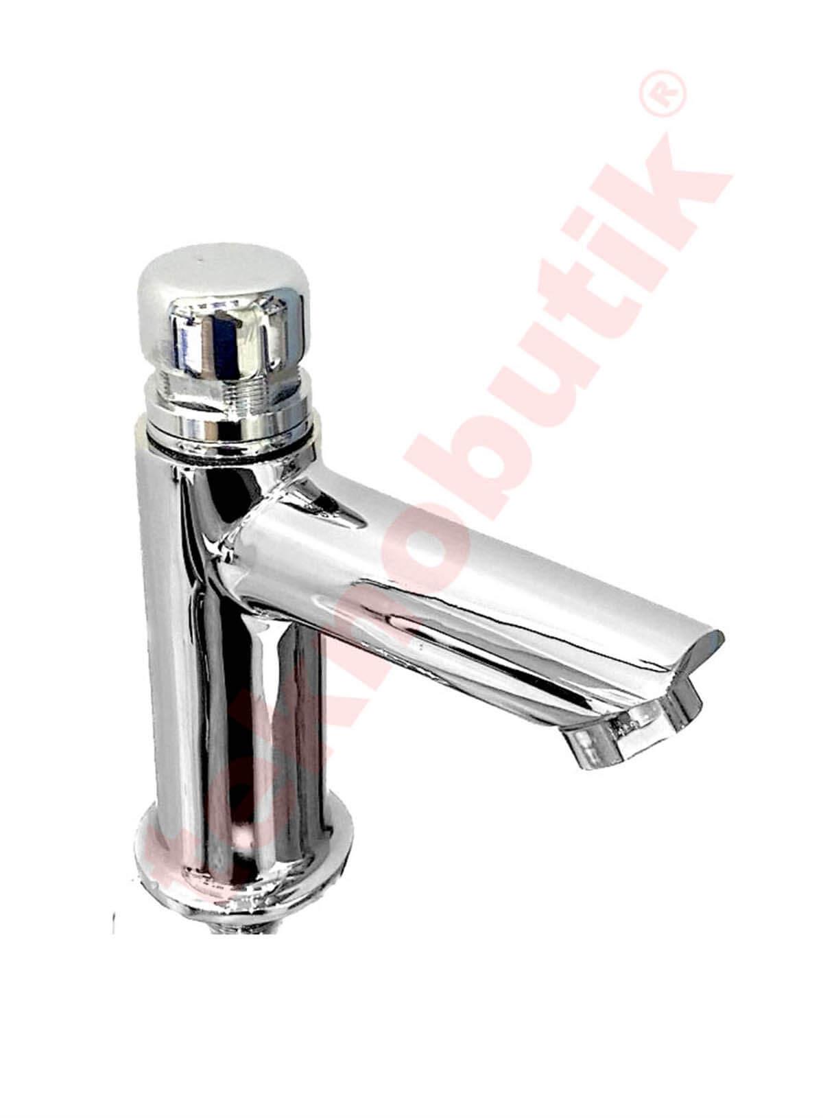 Zaman Ayarlı Lavabo Musluğu 202 Teknobutik.com'da