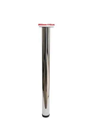 Çap 60mm 110cm Uzun Ölçü Ahşap İçin Masa Ayağı