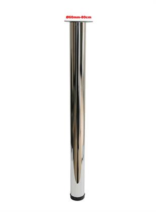 Çap 60mm 80cm Uzun Ölçü Ahşap İçin Masa Ayağı