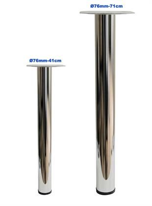 Çap 76mm 71cm Ahşap İçin Masa ve Sehpa Ayağı