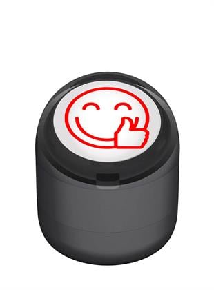 Gülen Emojili Okey Motivasyon Kaşesi 22mm Yuvarlak