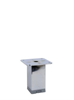 08cm 40mm x 40mm Plastik Pingolu Kare Demir Baza Ayağı