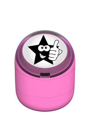 Okey Diyen Şakacı Yıldız Motivasyon Kaşesi 22mm Yuvarlak