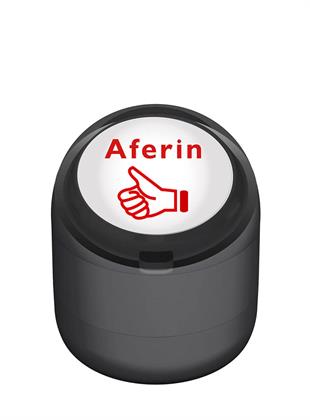 Aferin Motivasyon Flash Kaşe 22mm Yuvarlak