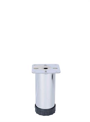 10 cm 42 Ø (Çap) Eko Plastik Pingolu Ayarlı Metal Baza Ayağı