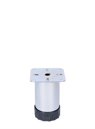 10 cm Ø 51mm Plastik Pingolu Ayarlı Metal Baza Ayağı