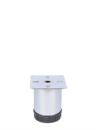 10 cm Ø 60mm Plastik Pingolu Ayarlı Metal Baza Ayağı