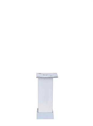 10cm 40x40mm Kare Alüminyum Düz Mat Eloksal Baza Ayağı