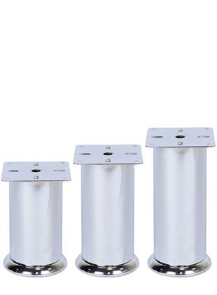 12 cm Ø 60mm Metal Pingolu Ayarlı Metal Baza Ayağı