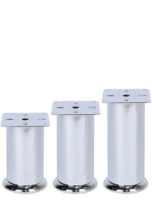 15 cm Ø 60mm Metal Pingolu Ayarlı Metal Baza Ayağı