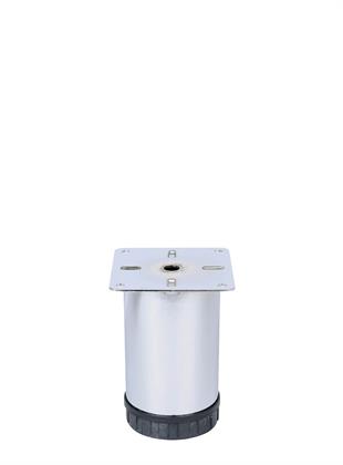 12 cm Ø 60mm Plastik Pingolu Ayarlı Metal Baza Ayağı