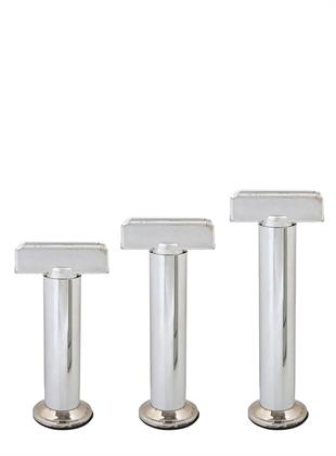 12cm Ø32mm U Geçme Ayarlı 18mm Sunta İçin Metal Baza Ayağı