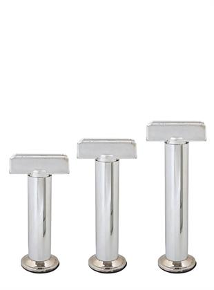 20cm Ø32mm U Geçme Ayarlı 18mm Sunta İçin Metal Baza Ayağı