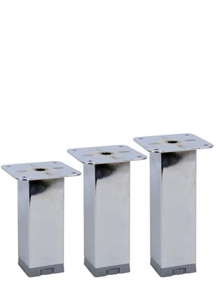 15cm 40mm x 40mm Plastik Pingolu Kare Demir Baza Ayağı