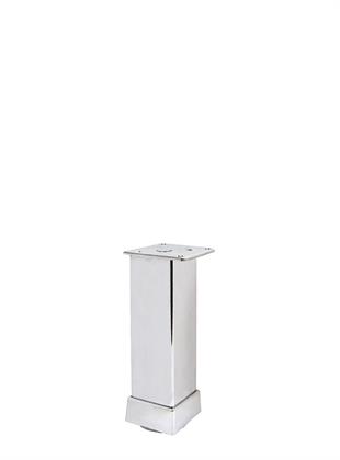 12cm 40x40mm Kare Alüminyum Düz Krom Baza Ayağı