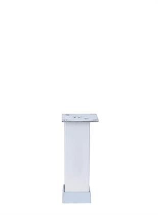 12cm 40x40mm Kare Alüminyum Düz Mat Eloksal Baza Ayağı