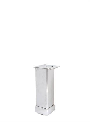 12cm 40x40mm Kare Alüminyum Düz Parlak Eloksal Baza Ayağı