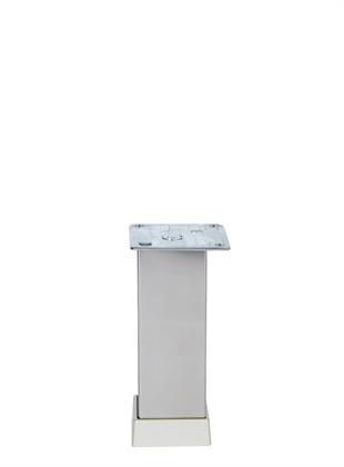15cm 40x40mm Kare Alüminyum Düz İnoks Baza Ayağı