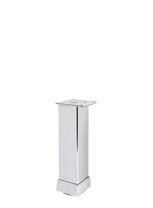 15cm 40x40mm Kare Alüminyum Düz Krom Baza Ayağı