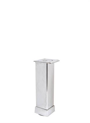 15cm 40x40mm Kare Alüminyum Düz Parlak Eloksal Baza Ayağı