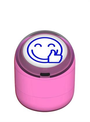 Gülen Emojili Okey Motivasyon Kaşesi 22mm Yuvarlak