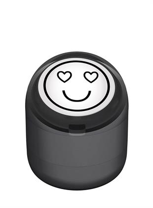 Mutlu Emojili Motivasyon Kaşesi 22mm Yuvarlak