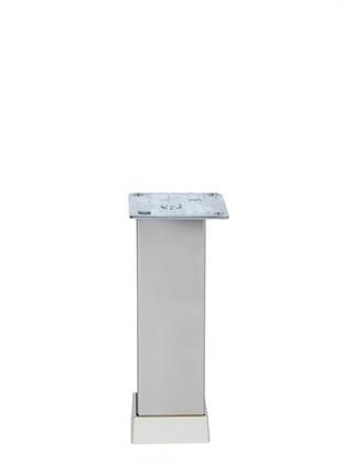 20cm 40x40mm Kare Alüminyum Düz İnoks Baza Ayağı