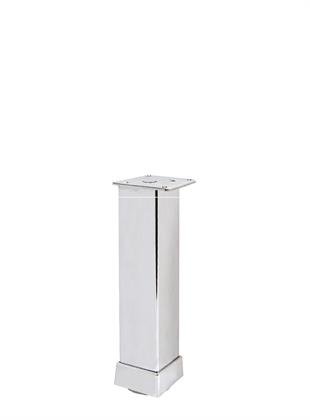 20cm 40x40mm Kare Alüminyum Düz Krom Baza Ayağı