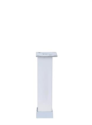 20cm 40x40mm Kare Alüminyum Düz Mat Eloksal Baza Ayağı