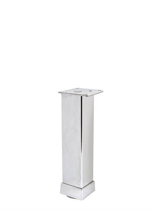 20cm 40x40mm Kare Alüminyum Düz Parlak Eloksal Baza Ayağı