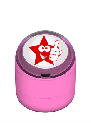 Okey Diyen Şakacı Yıldız Motivasyon Kaşesi 22mm Yuvarlak