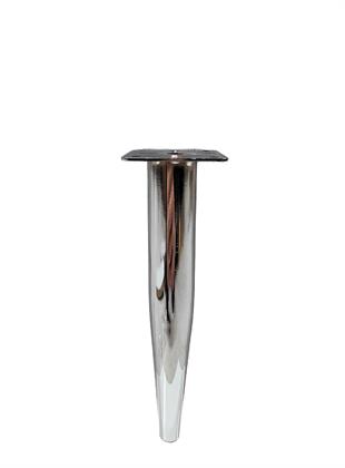 25 cm Ø 42 mm Konik Düz Metal Baza Ayağı