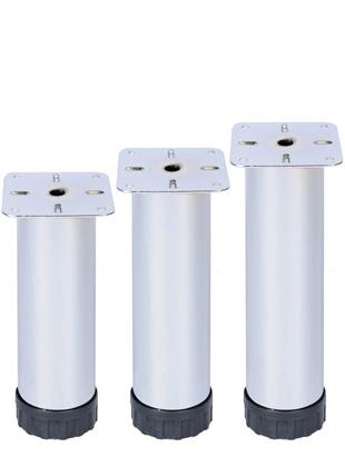 35 cm Ø 51mm Plastik Pingolu Ayarlı Metal Baza Ayağı