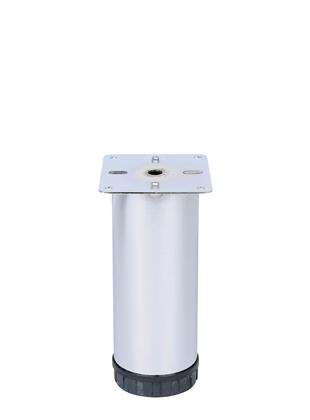 25 cm Ø 60mm Plastik Pingolu Ayarlı Metal Baza Ayağı